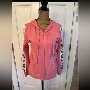 New Victorias Secret zip hoodie small pink